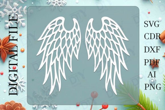 Download Angel Wings DIY Template #23 - Premium Bundle